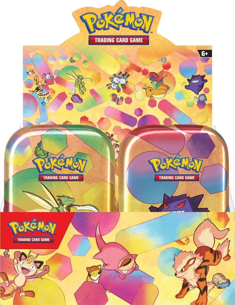 Scarlet & Violet 151 Mini Tin Case Pokemon TCG (Sealed Case of 10 tins)
