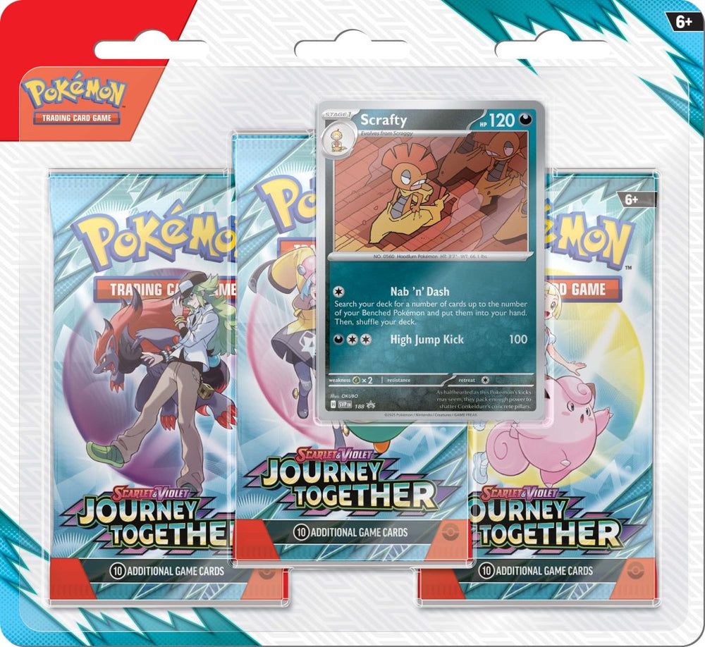 Journey Together 3pack Blister - Scarlet & Violet 9 - Pokemon TCG